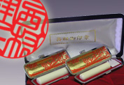 手彫り印鑑2本セット(実印+銀行印)